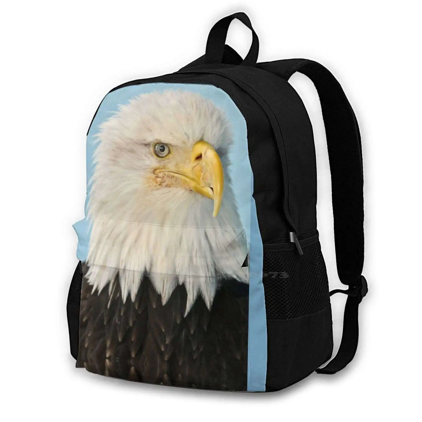 Bald Eagle Portrait Zaino Zaino Zaino Storage Bag Zaino Bald Eagle National Bird Usa Eagle Bird Of Prey Large Bird Mature