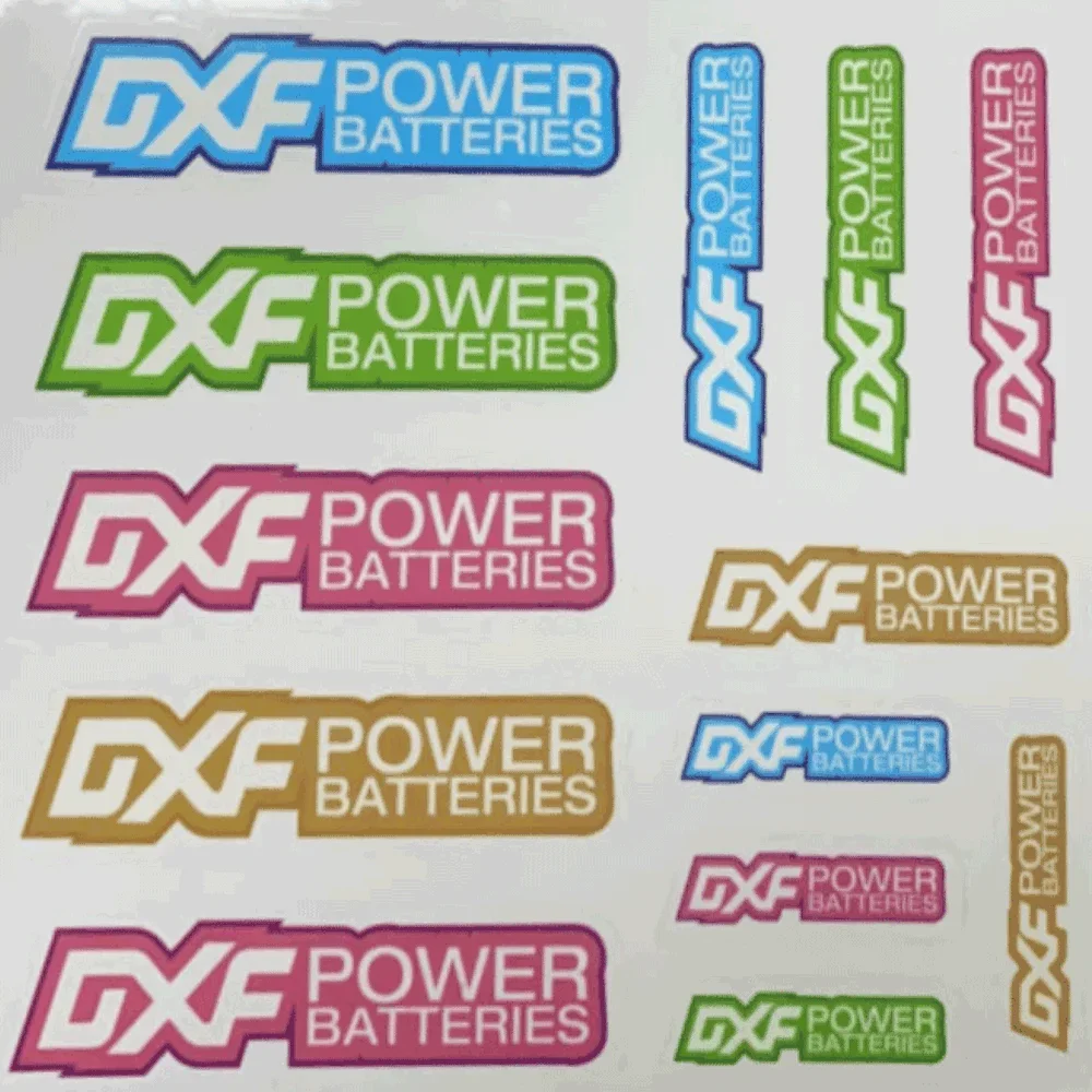 Dxf Power Batterie Adesivi Per Rc Car Evader Bx Buggy Truggy Offroad Boat Truck Uav Racing Helicopter Airplane Arrama