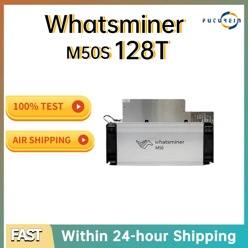 Nuovo Whatsminer M50 128Th/S Da Microbt Sha-256 Algorithm 120T 118T Asic Miner Btc Bitcoin Miner