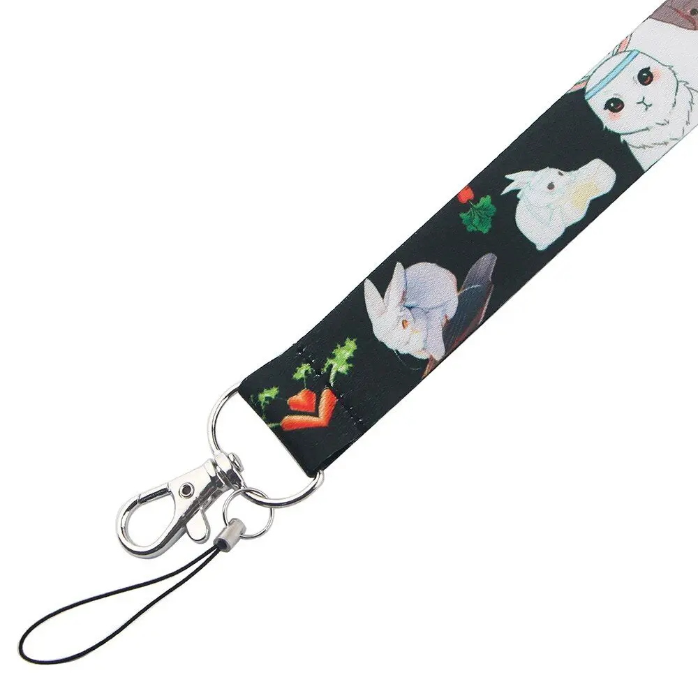Neckband Fettuccia Hang Rope Lan Wangji Wei Wuxian Cellulare Hanging Rope Lanyards Anime Mo Dao Zu Shi Cinturino Per Cellulare