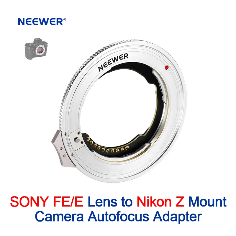 Neewer Fe/E Mount Lens To Z Mount Camera Autofocus Adapter Compatibile Con Tamron Sony Sigma Zeiss Fe E Mount Lens Nikon Z