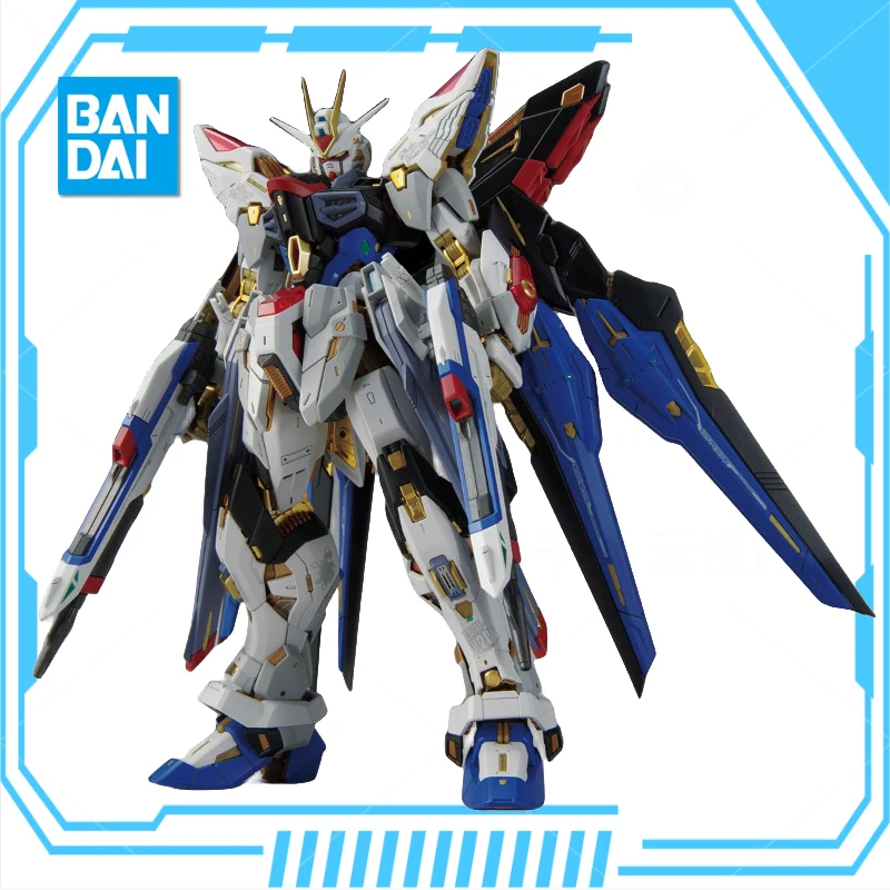 Bandai Anime 1/100 Master Grade Extreme Strike Freedom Combinazione Metallica Gundam Assembly Plastic Model Kit Action Toy Figures