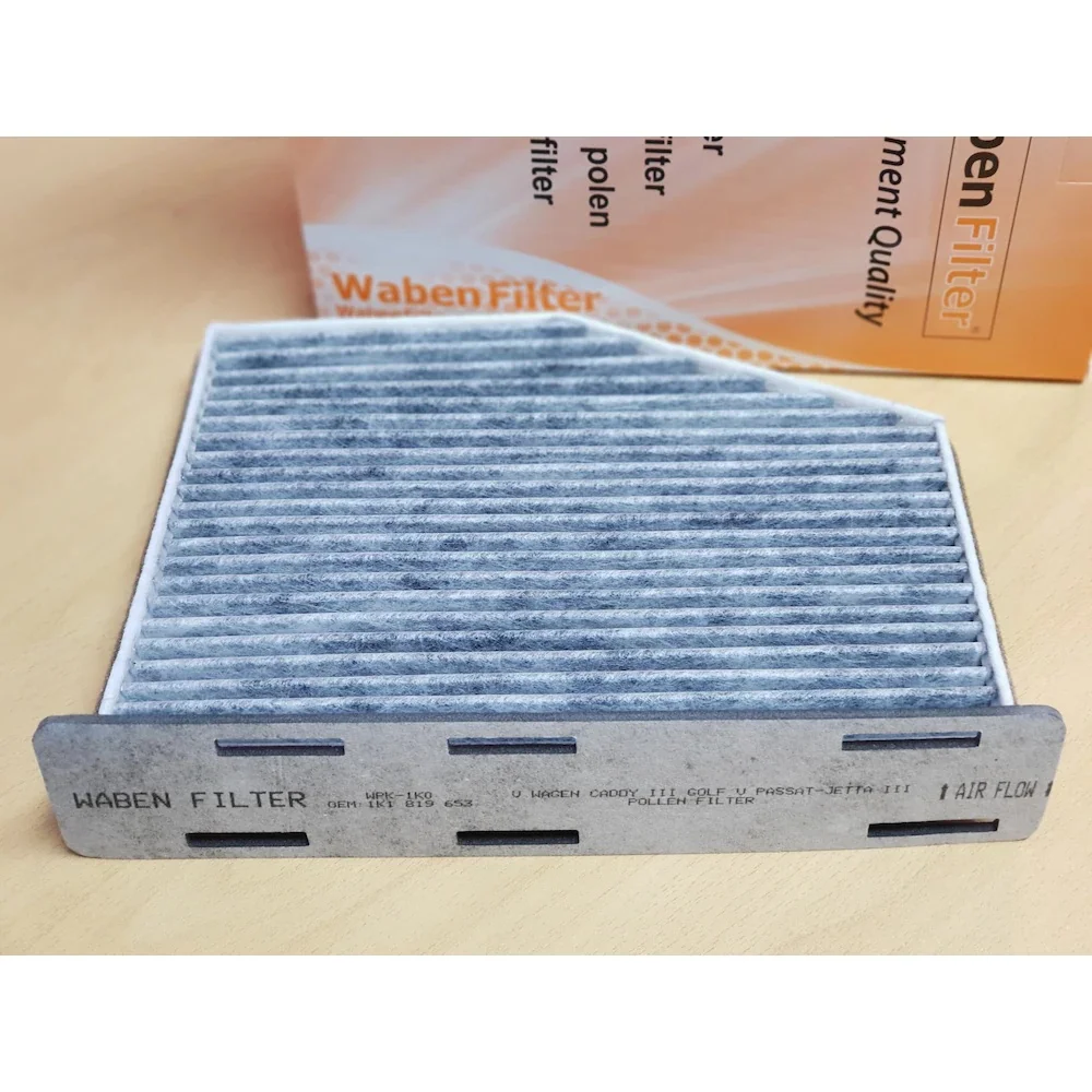 Per Volkswagen Caddy Iii Filtro Antipolline Di Carbonio (Dopo Il 2004) Marca Waben