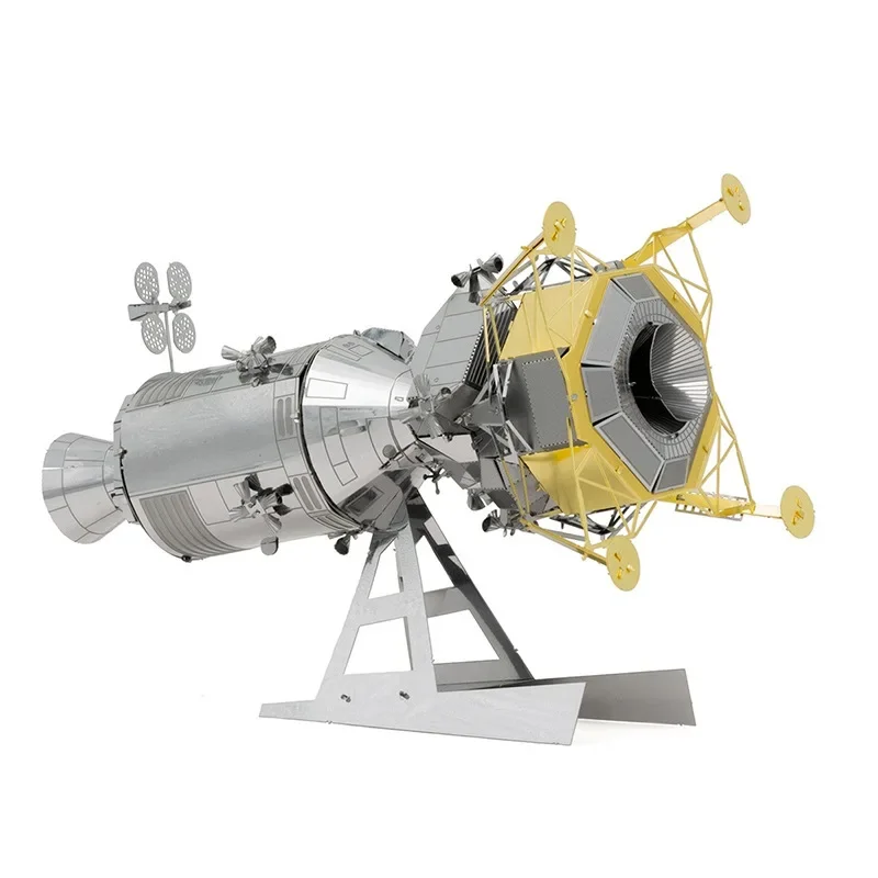 Puzzle 3D In Metallo Aerospaziale Apollo Saturn V Wtih Gantry Insight Mars Lander Apollo Csm Con Lm Giocattoli Modello Assemblati Per Bambini Adulti