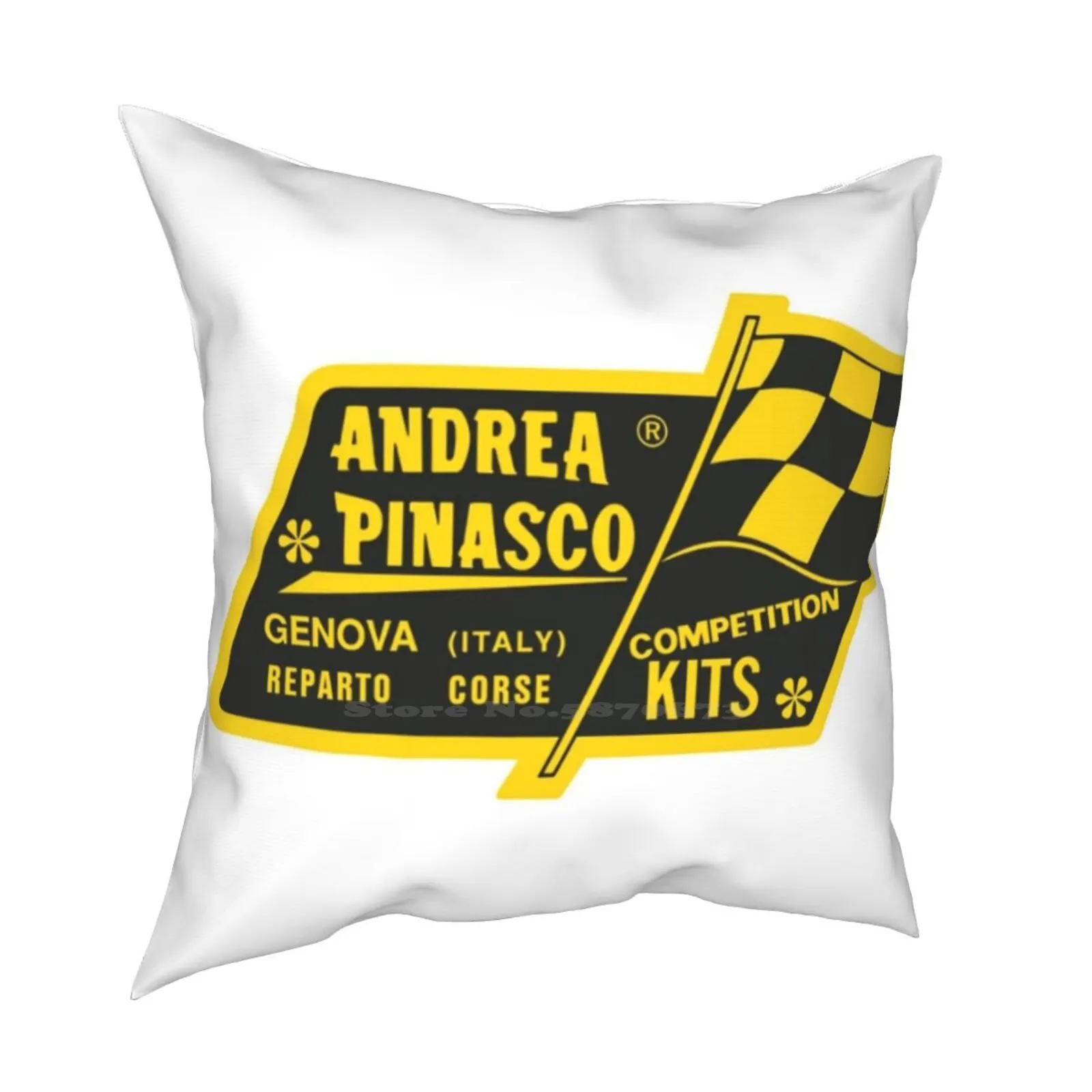 Andrea Pinasco Vespa Kit Da Competizione Logo Morbido E Confortevole Federa Andrea Pinasco Lambretta Scooter Ciclomotore Jet 200 Vespa