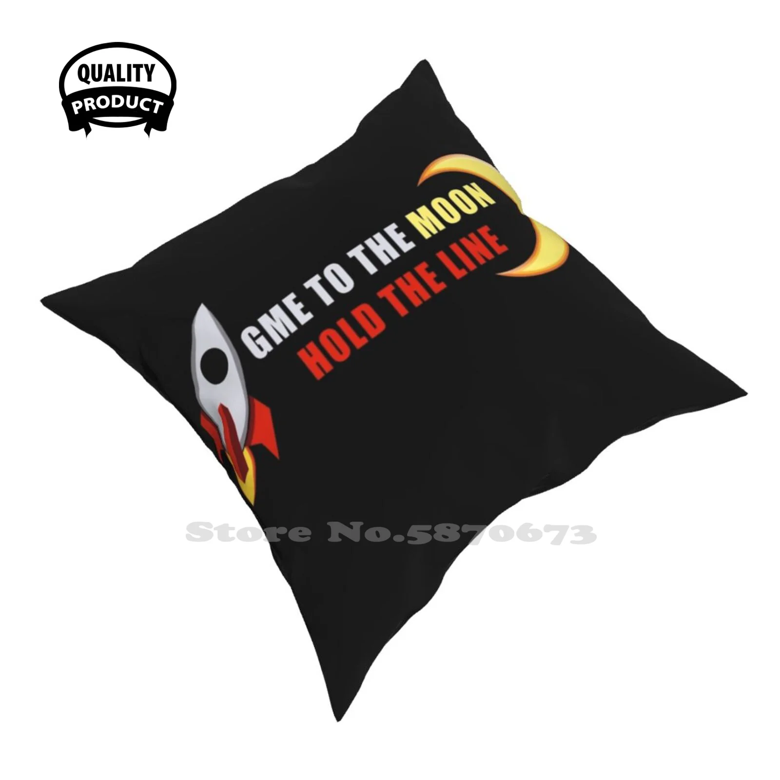 Gme To The Moon Hold The Line Funny Cute Decor Square Federa Gamestop Stock Gamestop Stock Gme Gamestop Wallstreetsbets
