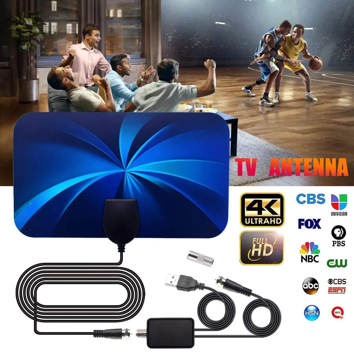 Antenna Per Interni Tv Digitale Antenna A Terra Mini Hdtv Antenna Hdtvt2 Per Antenna Per Auto Rv Travel Smart Tv