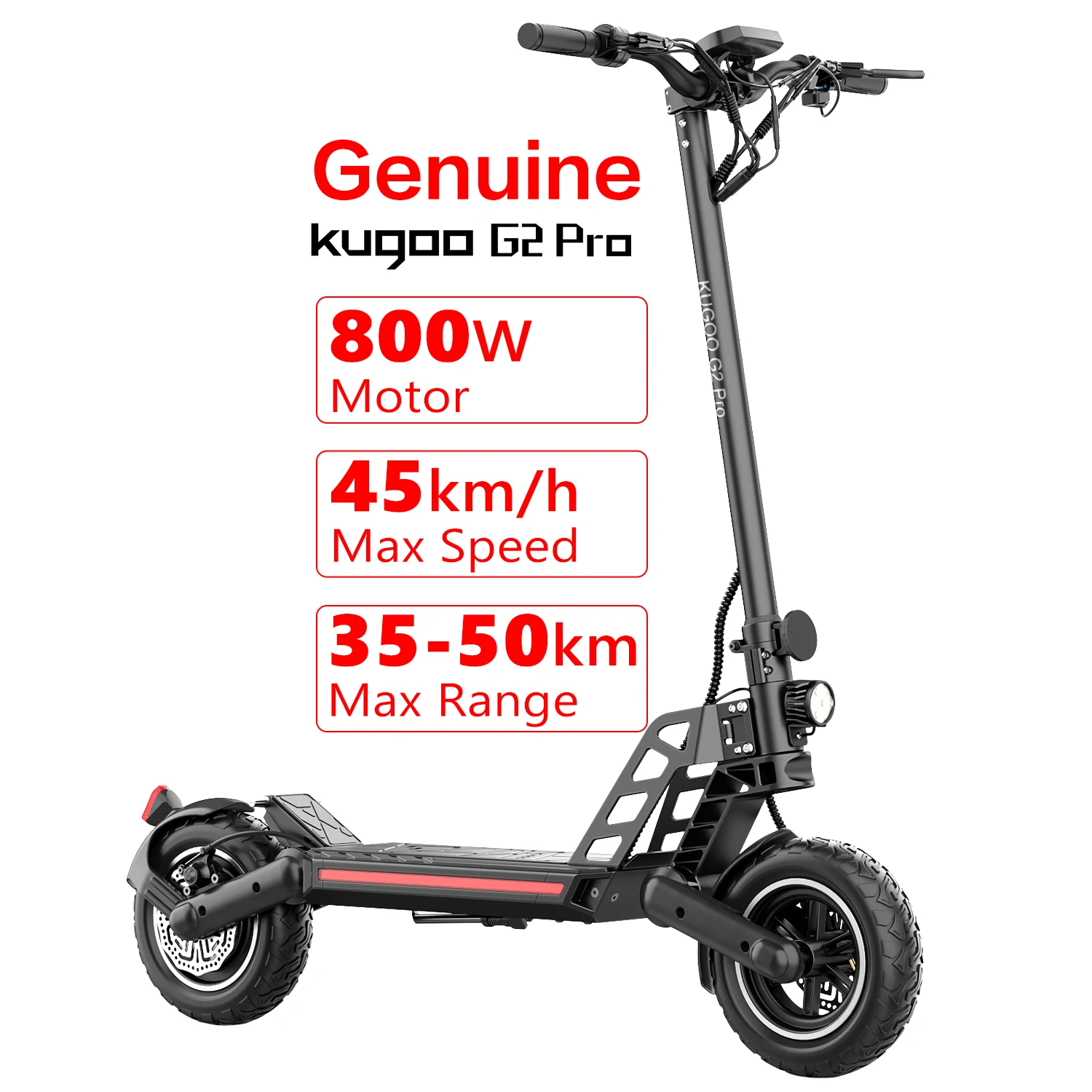 Kugoo G2 Pro Scooter Elettrico Pieghevole Con Motore 800W 48V 15Ah Velocità Massima 50 Km/H E Scooter Magazzino Ue