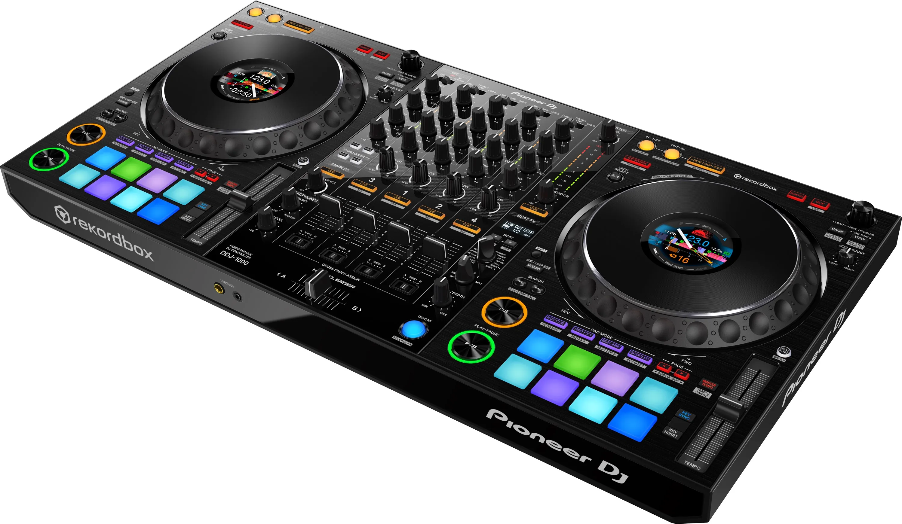 Real To Ship Pioneers Dj Ddj-1000 Controller Professionale A 4 Canali Rekordbox Dj Controller Serato Dj