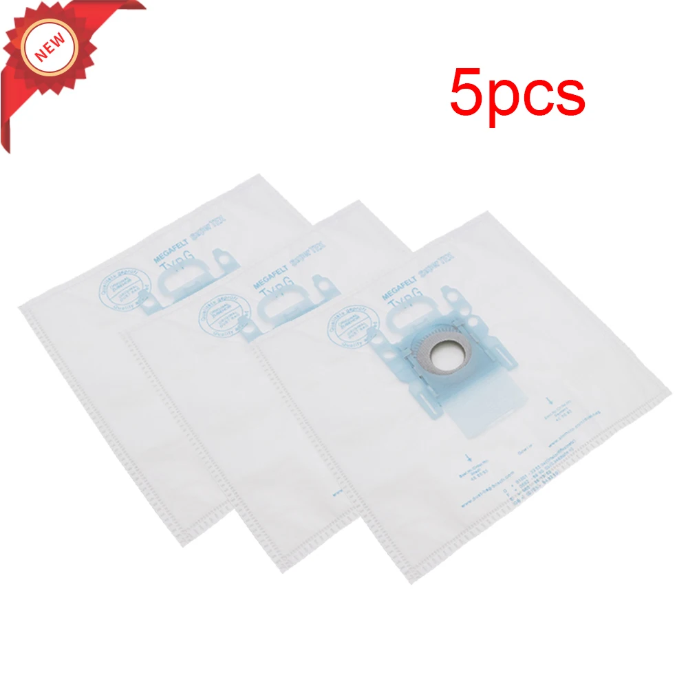 5 Pezzi Di Ricambio Per Aspirapolvere Per Bosch Microfibra Tipo G Gxxl Gxl Megaair Supertex Bbz41Fgxxl Non Originale