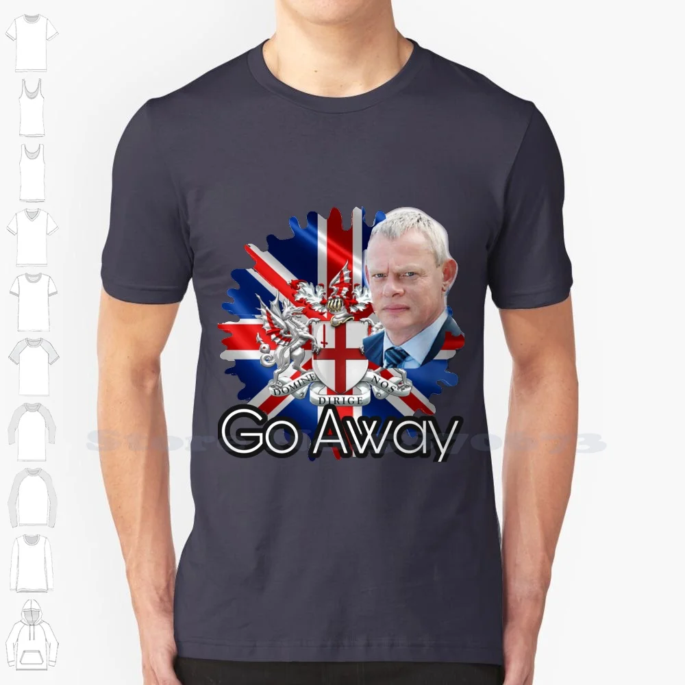 Doc Martin Go Away Fashion Vintage Tshirt Magliette Doc Martin Doc Uk Tv Series Cornovaglia Martin Clauti Dr Ellingham