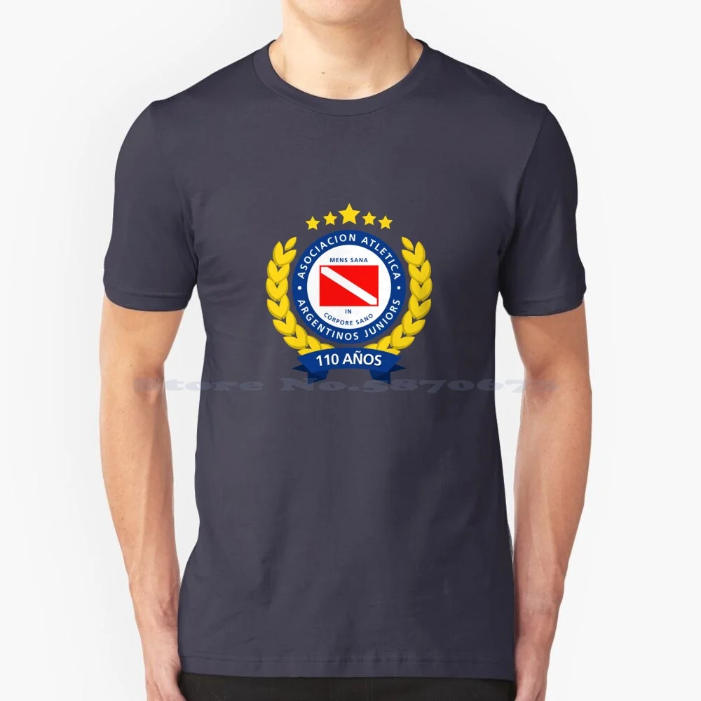 Argentinos Juniors T Shirt 100% Cotone Tee Argentina Football Napoli Argentinos Juniors Legend D10S Diego Maradona Soccer