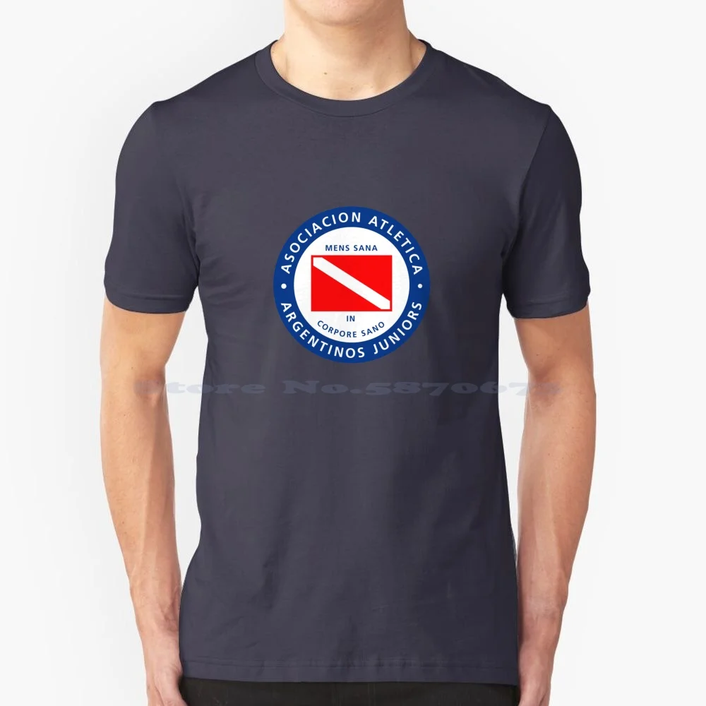 Argentinos Juniors T Shirt 100% Cotone Tee Argentina Football Napoli Argentinos Juniors Legend D10S Diego Maradona Soccer