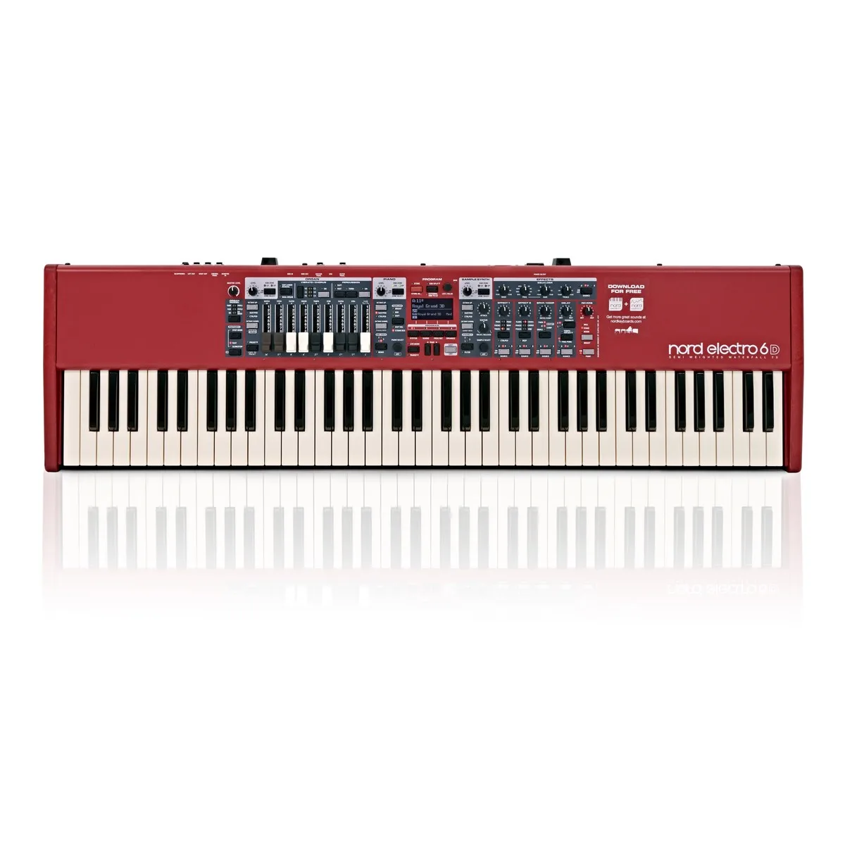 Tastiera Semi Ponderata Nord Electro 6D 73 Note