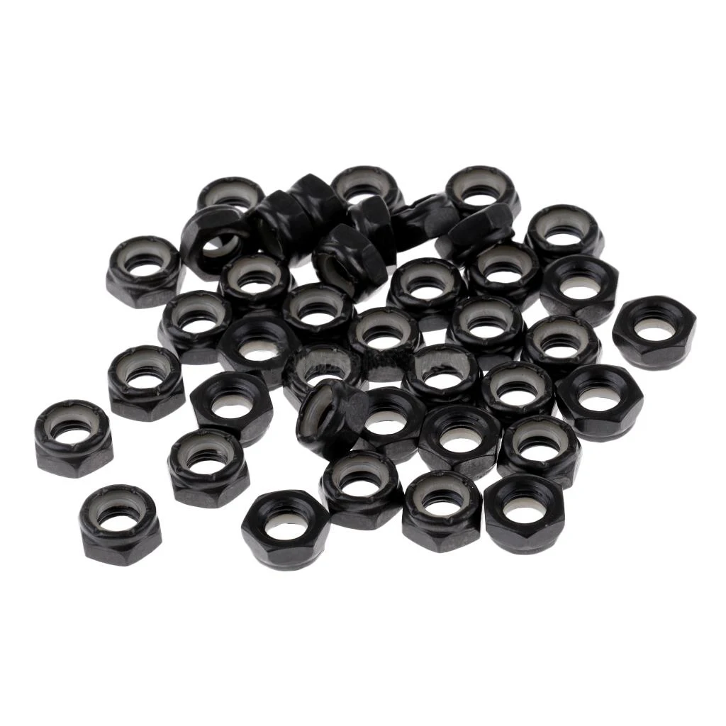 20Pcs Golden Skateboard Longboard Riparazione Dadi M8 Skateboard Camion Viti Skateboard Hardware