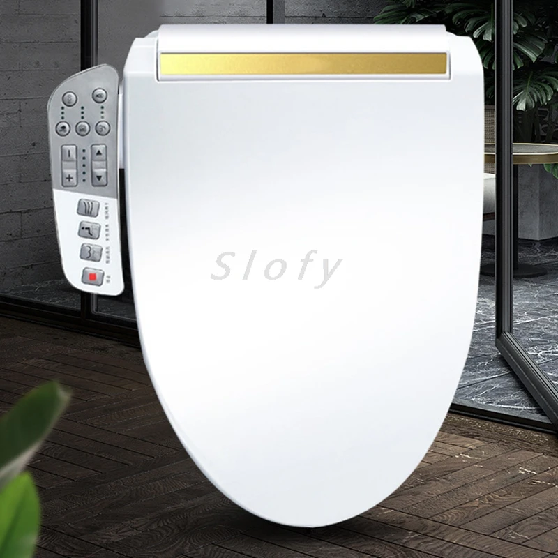 Smart Toilet Seat Copriwater Telecomando Water Wind Temperature Dryer Coperchio Universale Per Wc Per Bagno Smart Bathroom Wc