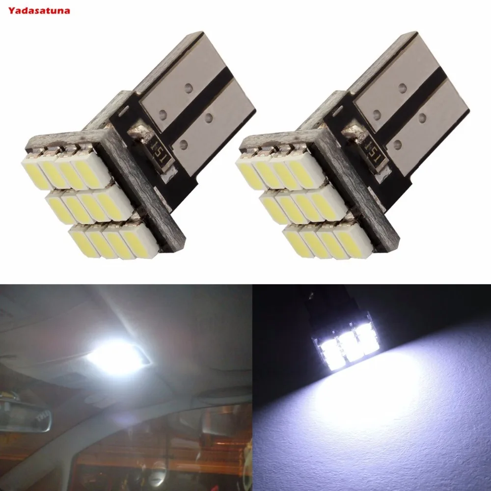 T10 Coche Lampara T10 W5W Canbus C3 1206 12-Smd Led Coche Lampara De Luz Bombillas 12V 10 Piezas