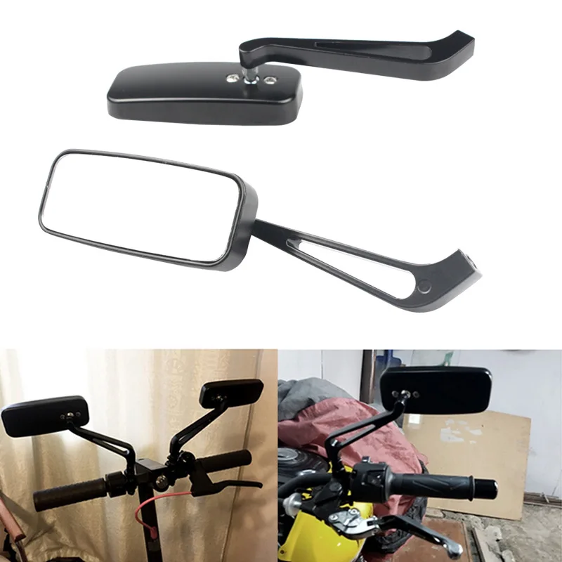 Accessori Moto Specchi Rettangolari Moto Per Softail Sportster Chopper Bobber Honda Yamaha Kawasaki