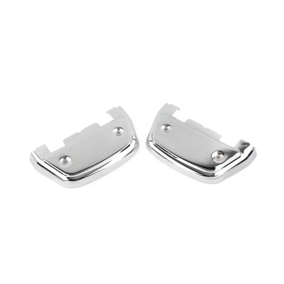 Copriscarpe Passeggero Moto Per Harley Electra Glide Street Glide Road Ultra Softail Chrome D-Shaped Foot Cap
