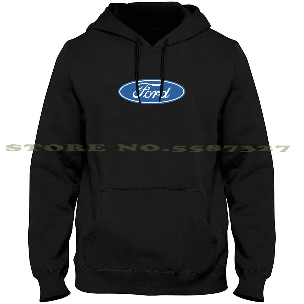 Ford Motors Original Blue Logo Fan Art Felpe Con Cappuccio Felpa Per Uomo Donna Logo Symbol F150 Muscle Car Cars Fiesta Fast Escape