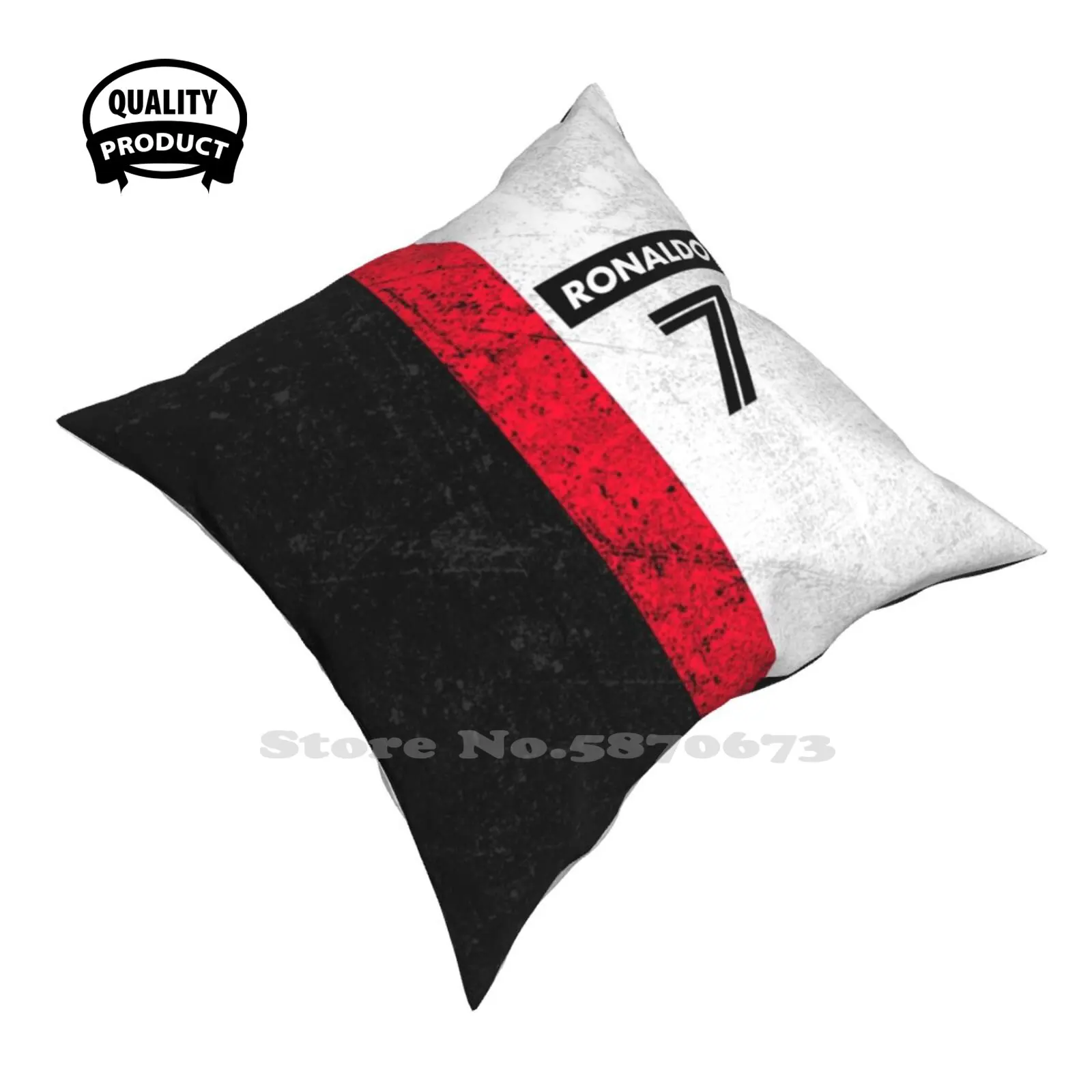 Ronaldo 7 Fashion Sofa Throw Pillow Cover Federa Barca Serie A Italia Torino Torino 7 Football Championsleague Europa Spagna