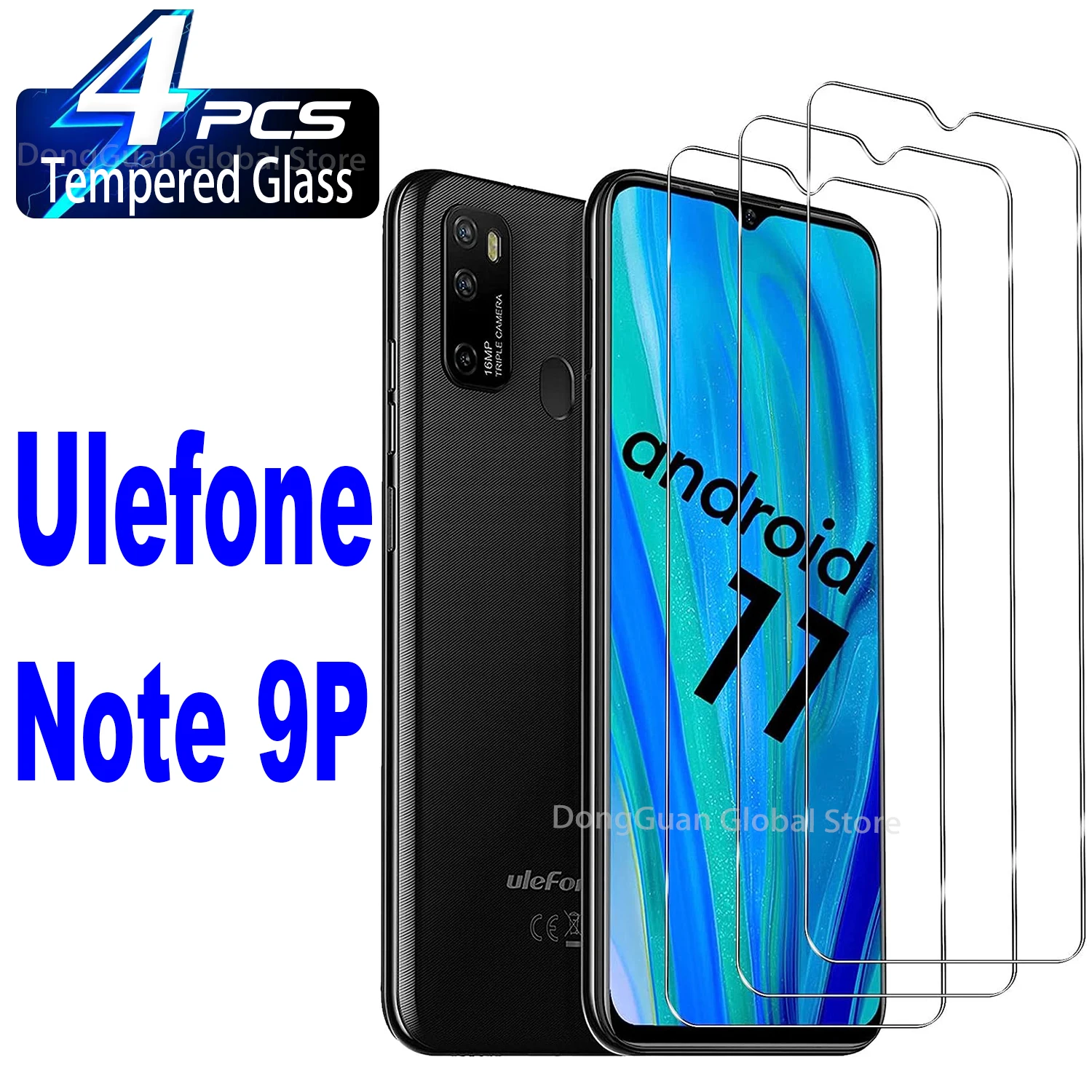 2/4 Pezzi Di Vetro Temperato Per Ulefone Note 9P 9P(2020) Pellicola Protettiva Per Schermo In Vetro