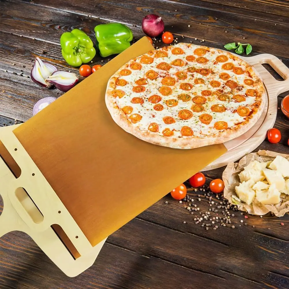 Pala Per Pizza Scorrevole, Pala Per Pizza Scorrevole, La Pala Per Pizza Che Trasferisce La Pala Perfetta Per Pizza Con Manico