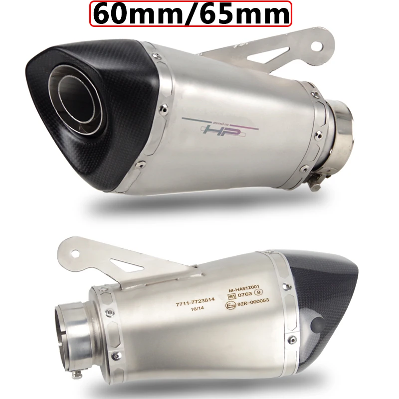 Silenziatore Di Scarico Slip-On S1000Rr 60Mm/65Mm Ingresso Motocross Escape Db Killer Laser Per Bmw S1000Rr 2010-2014 S1000R 2010-2016