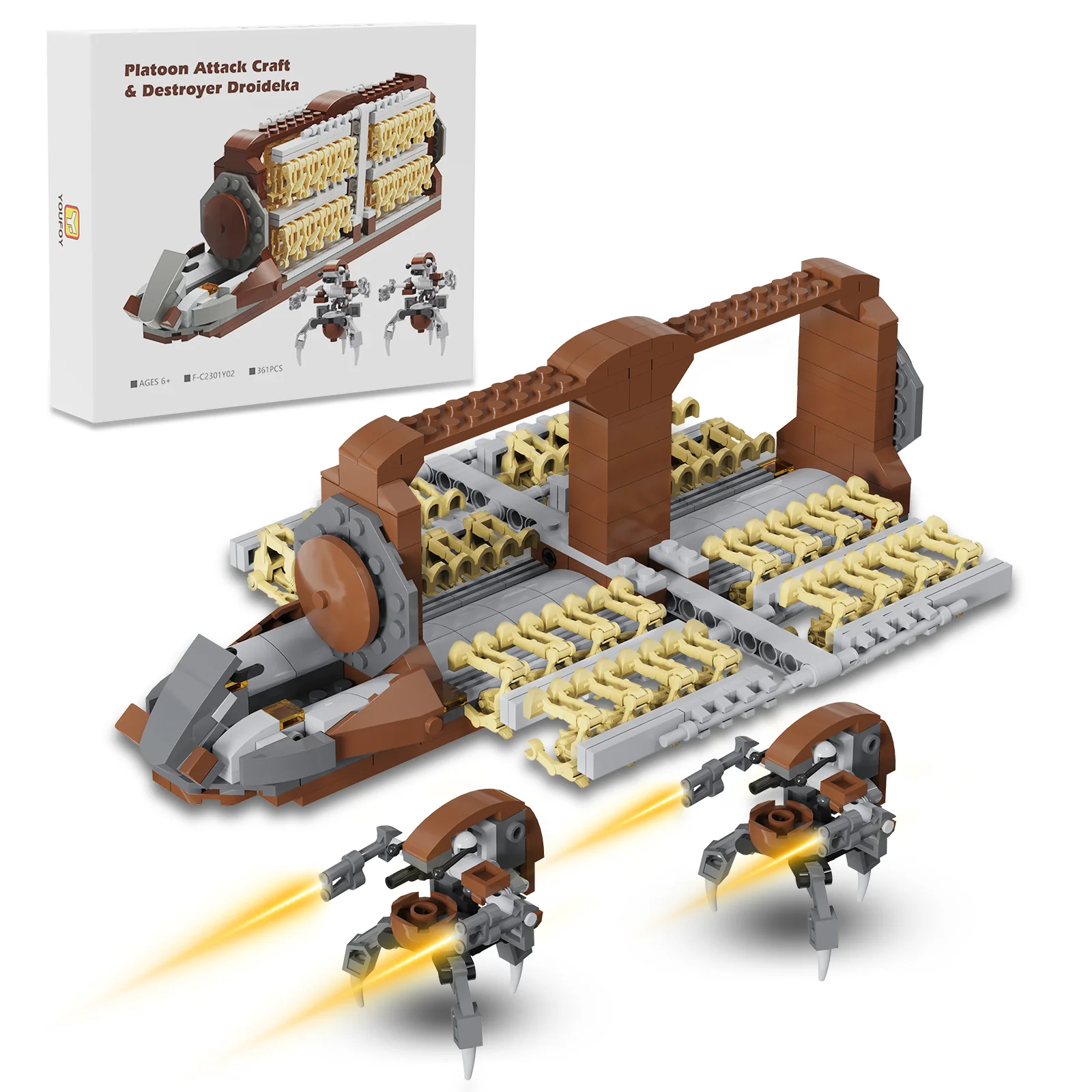 High-Tech Robot Closate Attack Machine Destroyer Robot Astronave Building Blocks Space Wars Giocattoli Creativi Fai Da Te Per I Regali Dei Bambini