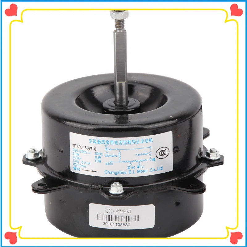 Nuovo Ydk95-40-6 Ydk29-6I Ydk95-50W-6 Hisense Inverter Condizionatore D'Aria Motore Del Ventilatore Esterno Per Macchina Del Condizionatore D'Aria
