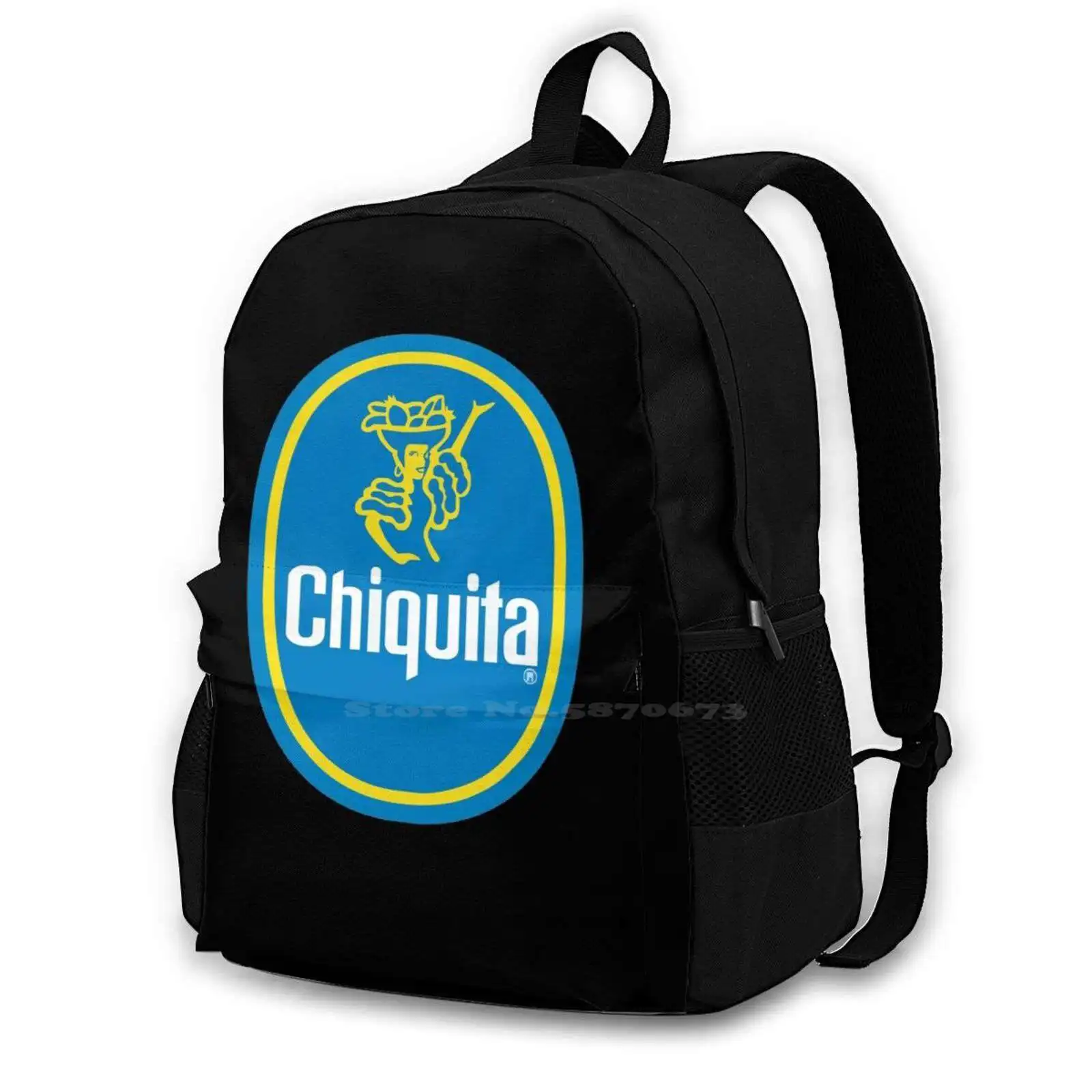 La Migliore Vendita-Zaini Chiquita Per La Scuola Adolescenti Borse Da Viaggio Per Ragazze Banana Chiquita Frutta Divertente Carino Cibo Giallo Spagnol