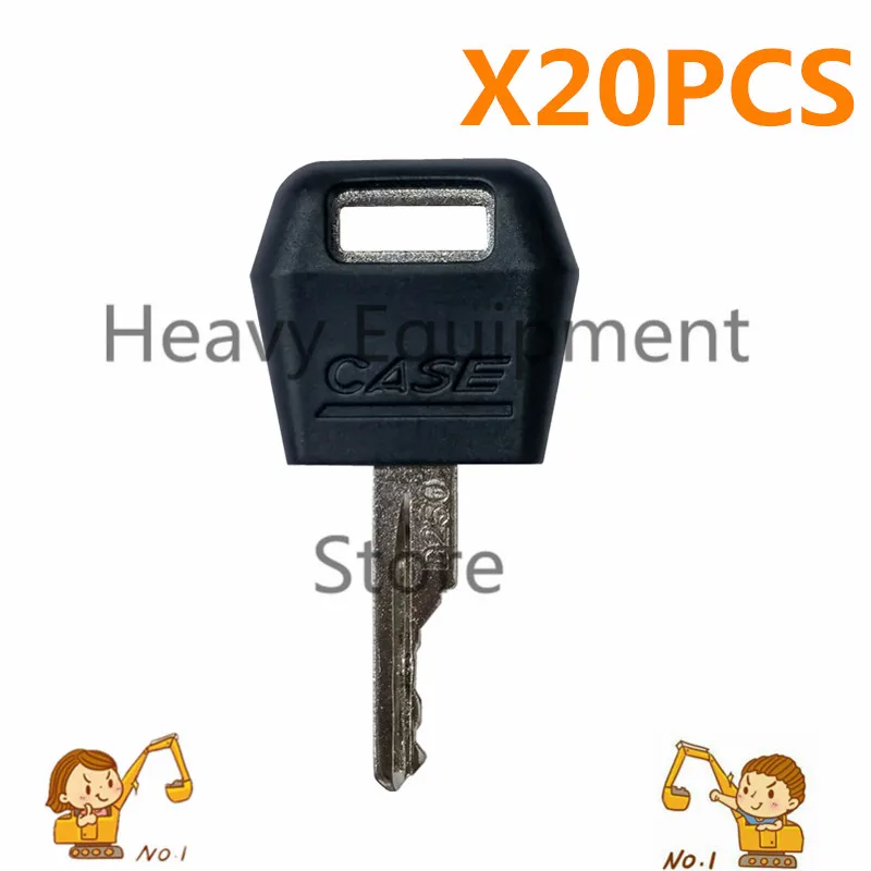 Chiave Di Accensione Da 20 Pezzi Per Trattore Internazionale Case 1835C Skid Steer Con Diesel Eng