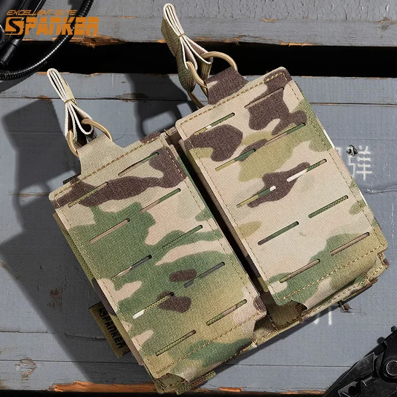 Tactical Molle Pouch Double Magazine Pouch Double-Layer Mag Pouches Supporto Universale Per Cartuccia Per M4 M14 M16 Ak Ar