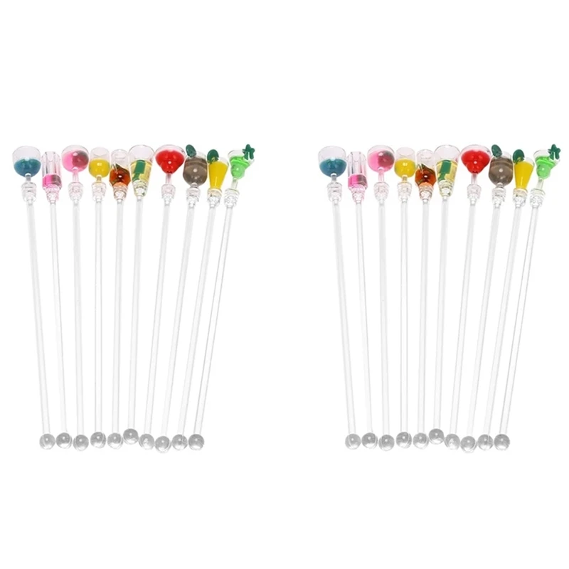 Hot Cocktail Shaker Drink Mixing Stick Set Acrilico Cocktail Mixer Blender Bar Forniture Swizzle Agitatore