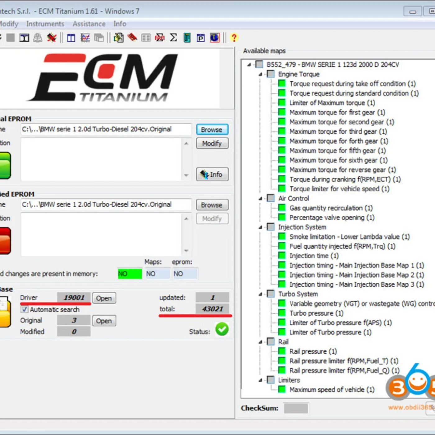 Ecu Ecm Titanium 1.61 Con Software Driver 26000 + Per Aumentare La Potenza Del Motore Iniezione Del Computer Per Auto Con Kwp Galleto