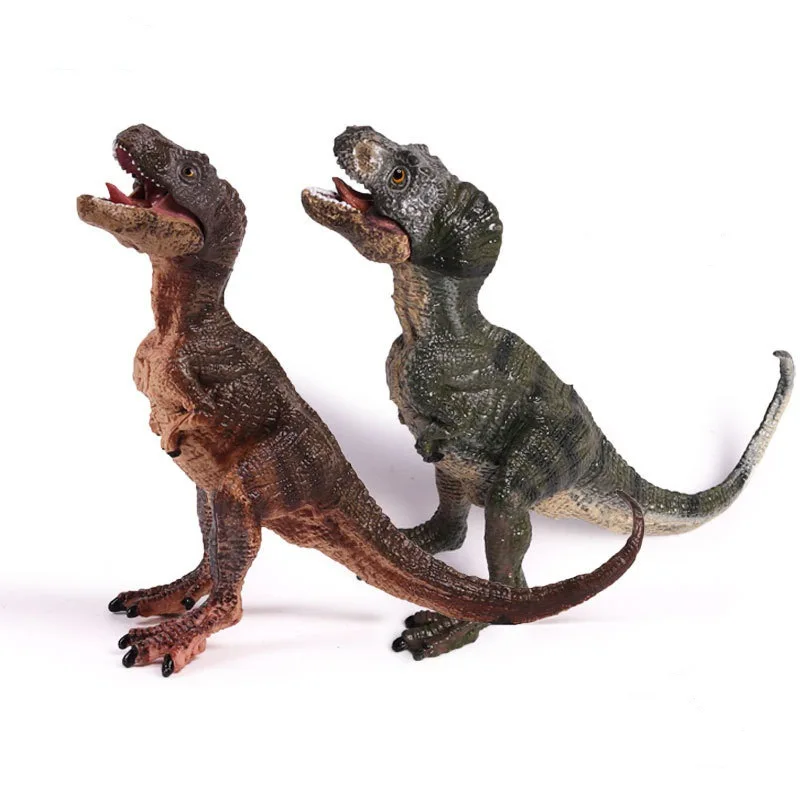 Jurassic Solid Simulation Dinosaur Model Tyrannosaurus Rex Young Wild Plastic Animal Toys