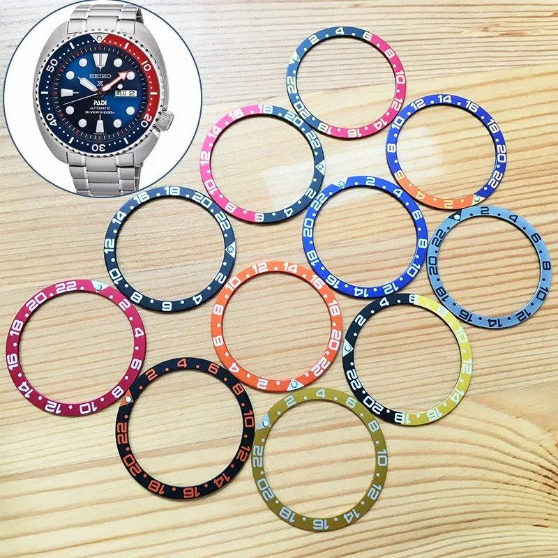 Orologio Luminoso Pepsi Coke Bezels Inserti Loop Per Seiko Diver/Prospex Watch Parts Tools