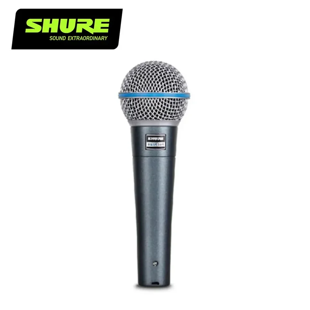 Microfono Dinamico Originale Shure Beta 58A Microfono Cablato Per Karaoke Vocale Live Performance Stage Microphone Direct