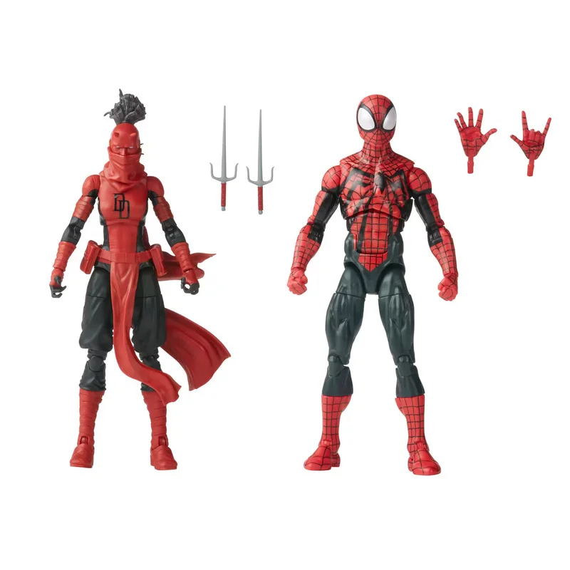 Brand-New Original Marvel Legends Retro Spiderman Ben Reilly Miles Morales Elektra Daredevil 6 "Action Figure Toy Gift