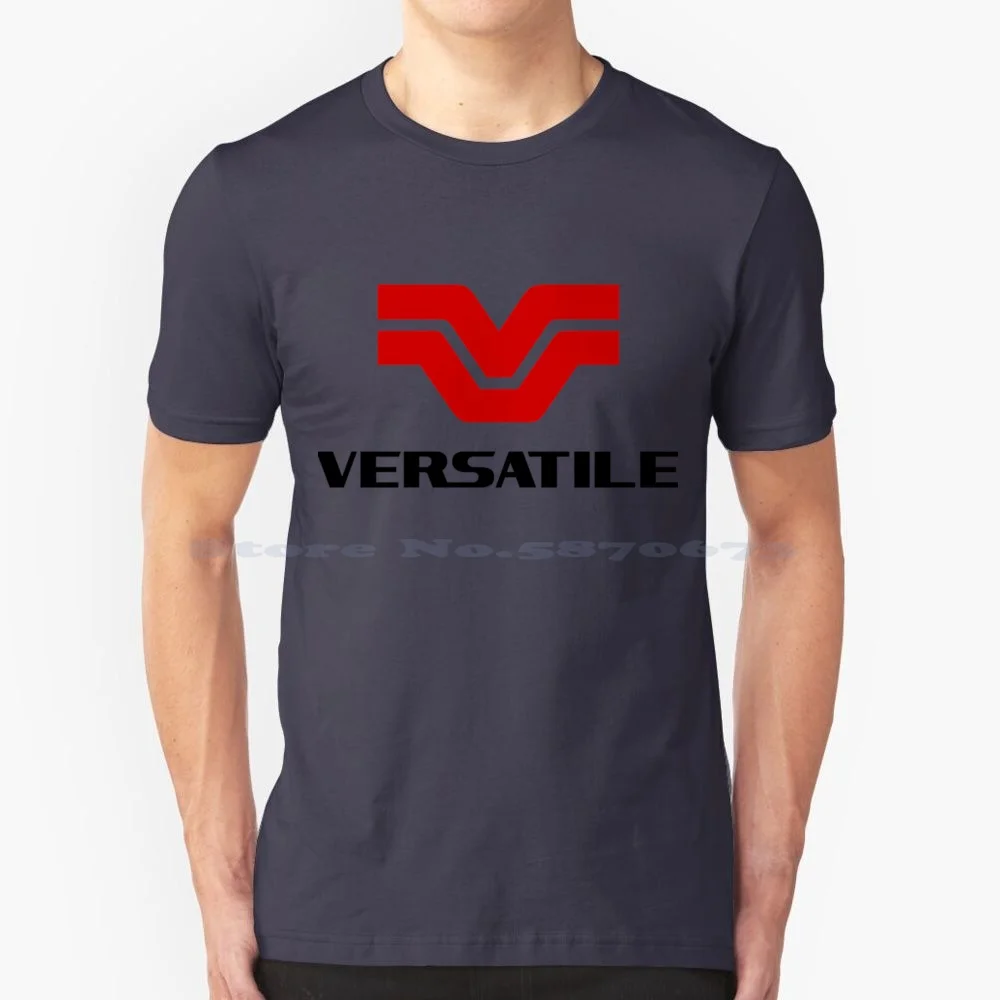 Maglietta Versatile Del Trattore 100% Cotone Tee Tractor Agricoltura Deutz Fahr Massey Ferguson Kubota International Fendt Claas