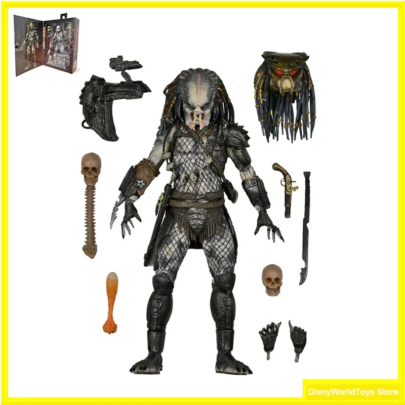 100% Originale Neca Predator 2 Elder Predator Ultimate 7 Pollici In Stock Anime Collection Figure Model Toys