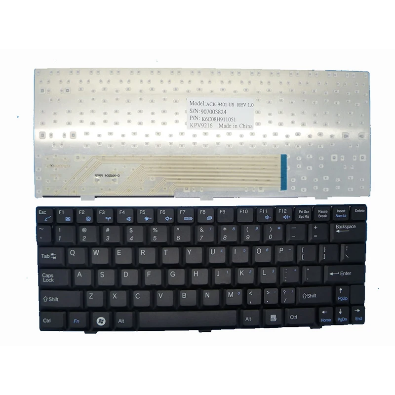 Tastiera Netbook Ack-9401 Muslimexmuslimunited States Us New Black