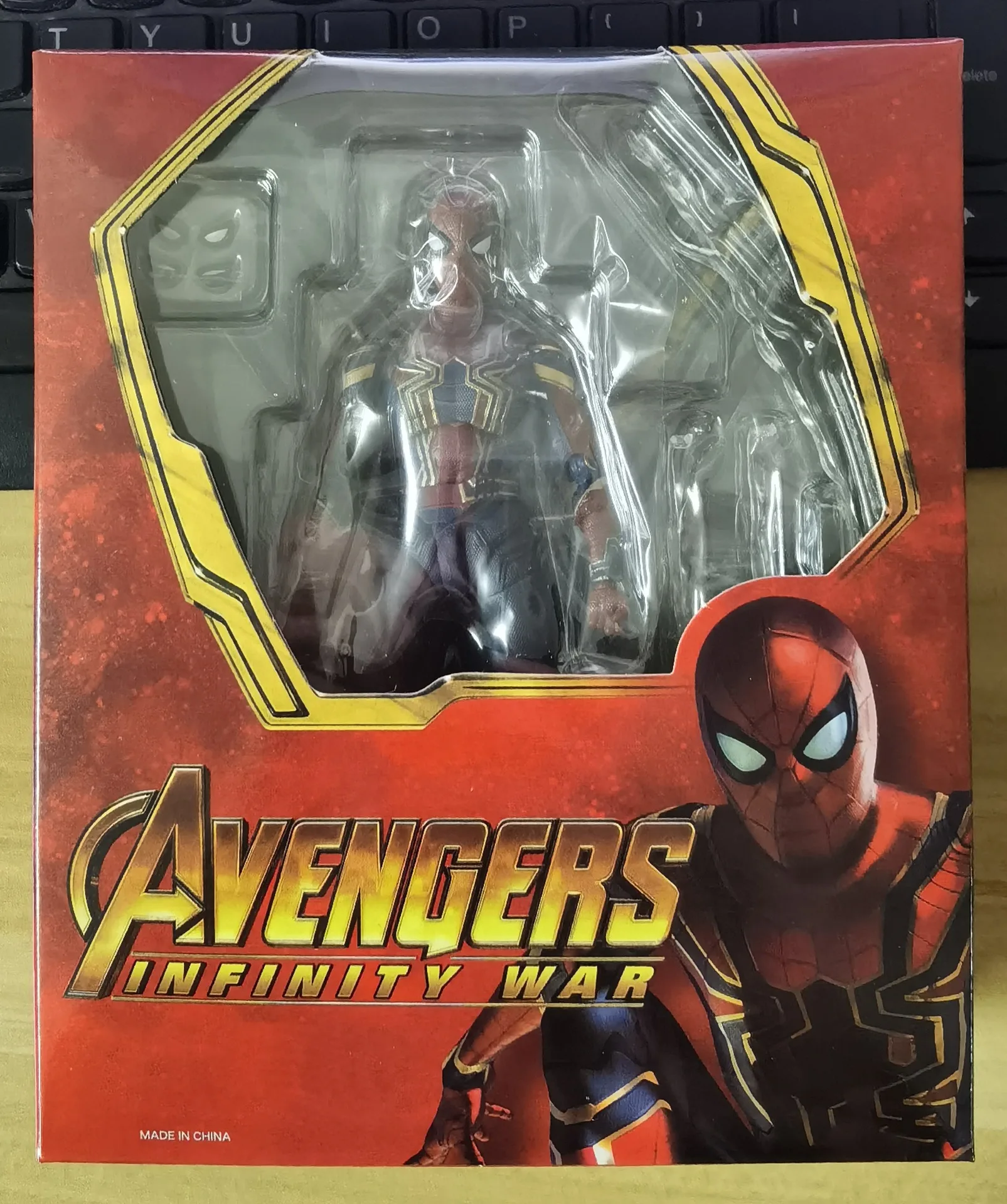 15Cm Avengers Infinity War Iron Spiderman Change Head Spider-Man Action Figure Modello Da Collezione Giocattoli Bambole Regalo