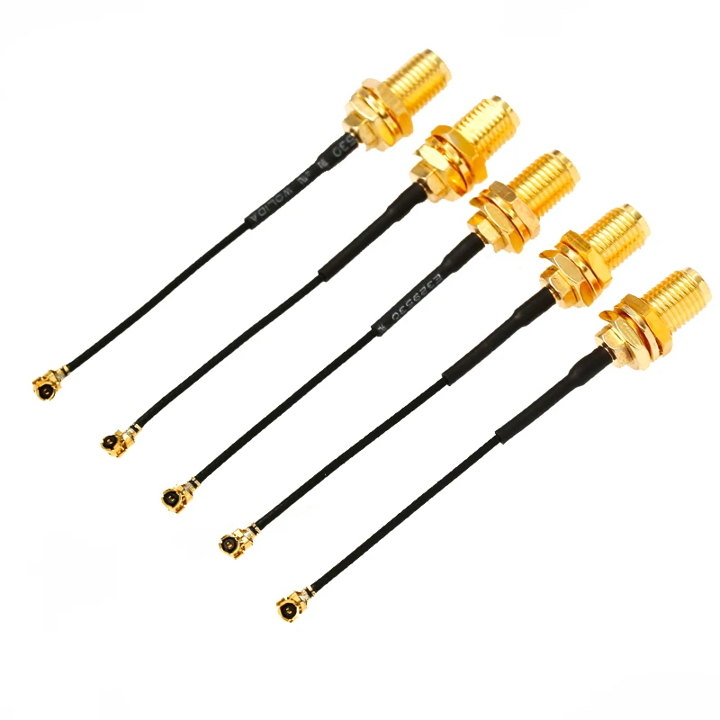 Sma Connector Cable Female To Ufl/U.Fl/Ipx/Ipex Rf Coax Adapter Assembly Rg1.13 15Cm Pigtail Cable For Pci Wifi Card 4G Module