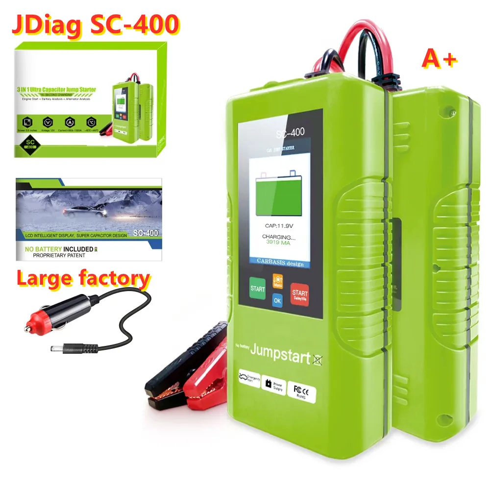 Best Jdiag Topdiag Sc-400 Super Capacitor Car Jump Starter Carica Rapida Power Bank Di Avviamento Di Emergenza