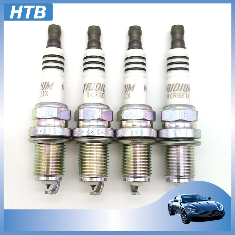 4 Pz/Lotto Bkr6Eix 6418 Strumenti Per Candele All'Iridio Per Bmw Suzuki Porsche Volvo Audi Bkr6Eix-6418 Car