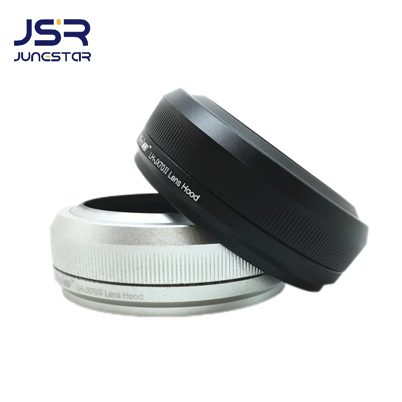 1 Pz Per Fujifilm X70 X100 X100S X100F X100T Paraluce Nero/Argento Accessori Per Fotocamere