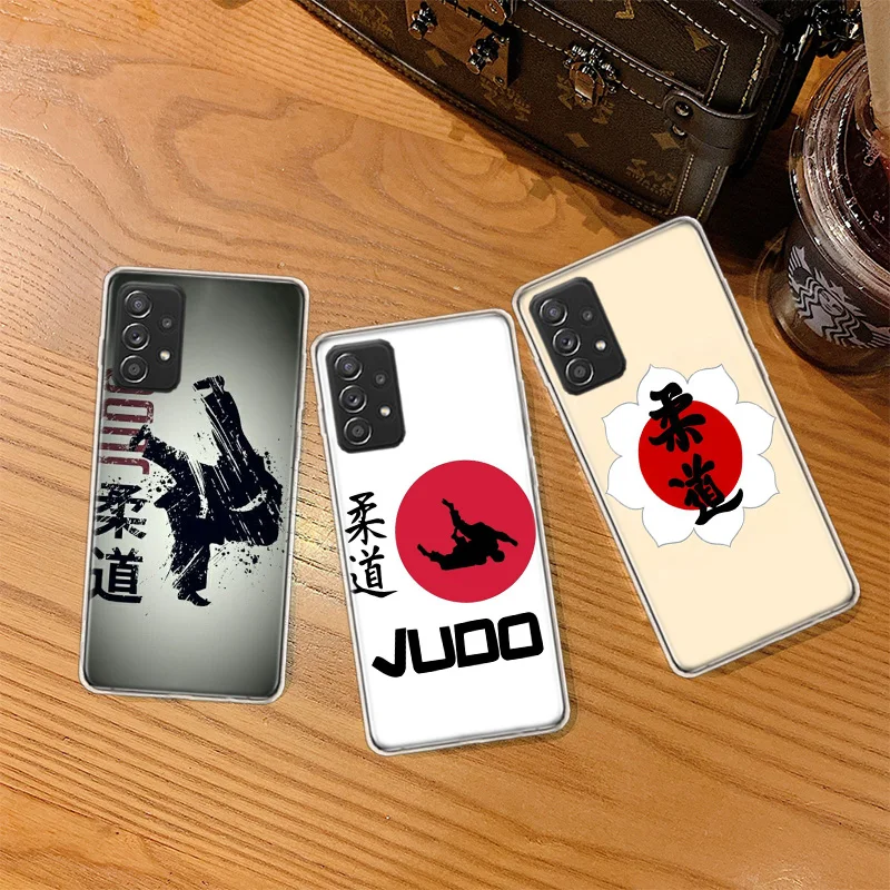 Judo I Love Judo Custodia Per Telefono Per Galaxy S23 S20 Fe S21 Plus Samsung S24 S22 Ultra Tpu Pattern S10 S10E S9 S8 S7 Edge Cover Soft C