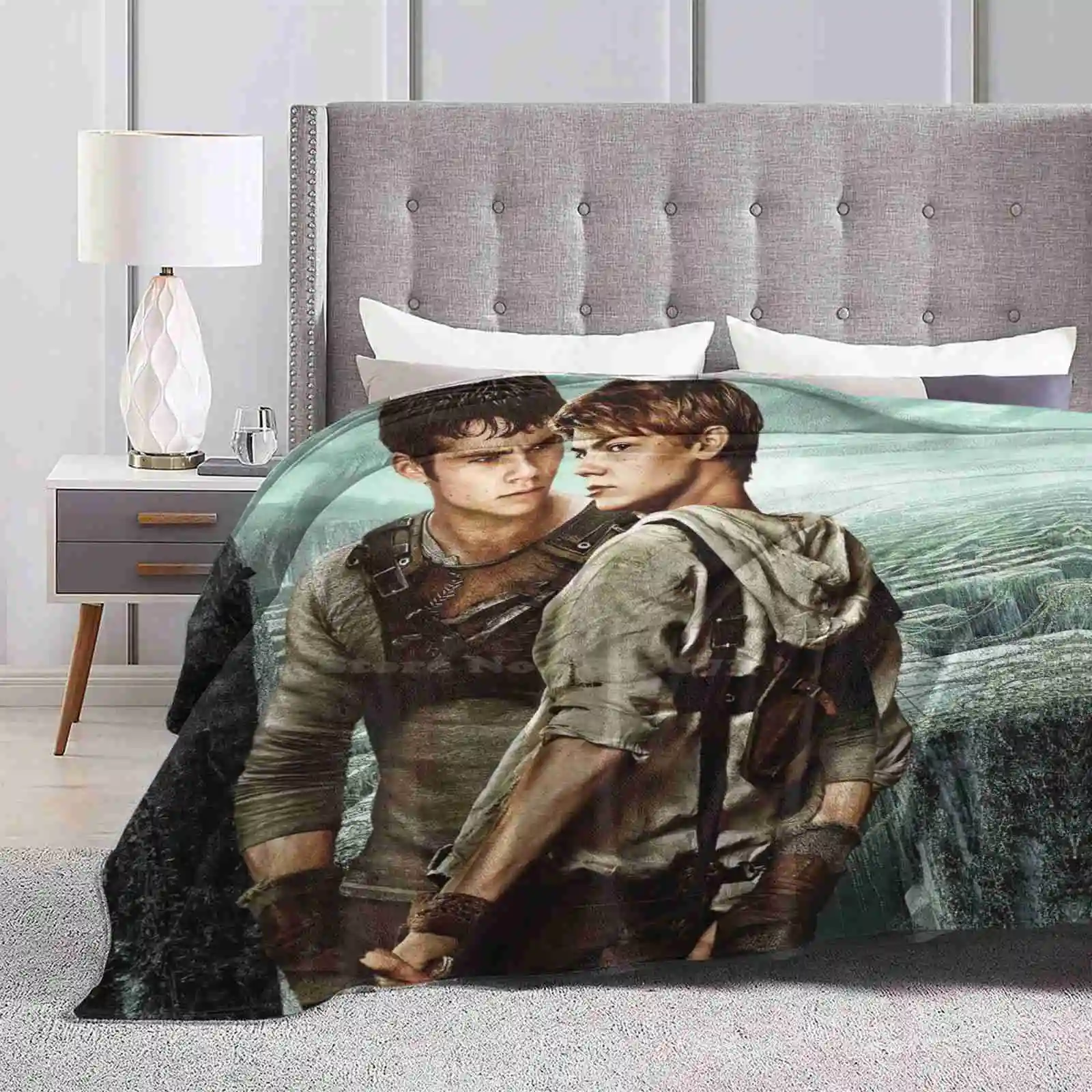 Newt X Thomas-Maze Runner Design Creativo Confortevole Coperta Di Flanella Calda Newt X Thomas Thomas X Newt Newtmas Dylmas Thomas