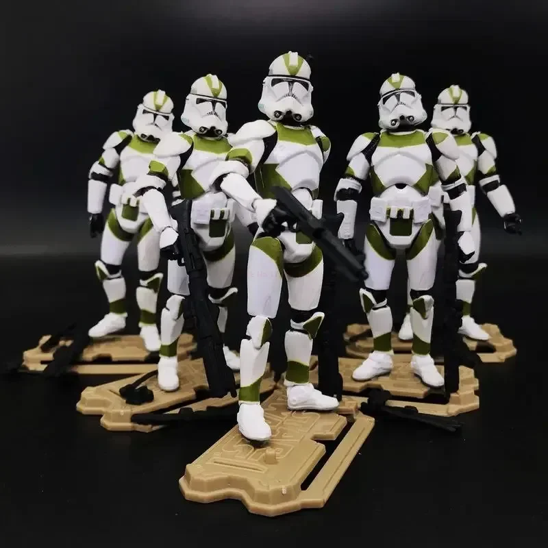 Star Wars 442Nd Trooper Commando Gunner Arc Captain 6 "Action Figure Fase 2 Green Team Clone Toys Doll Model Gifts